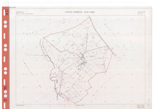 Coussac-Bonneval DDFIP 87 1982