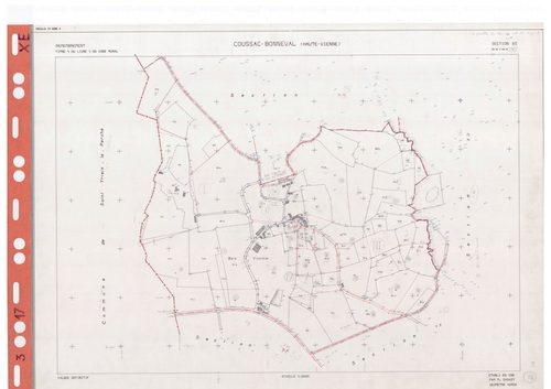 Coussac-Bonneval DDFIP 87 1982