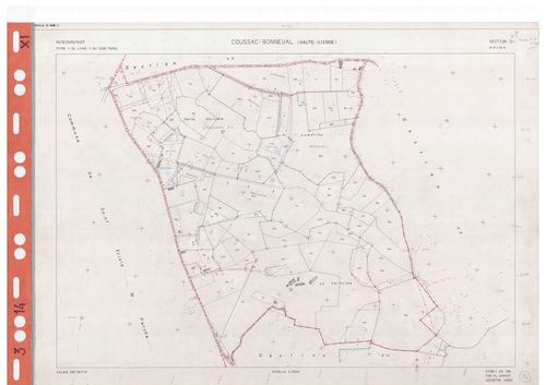 Coussac-Bonneval DDFIP 87 1982