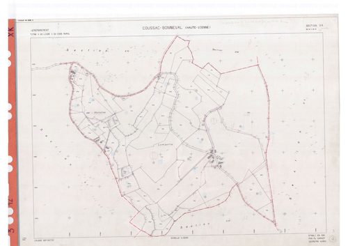 Coussac-Bonneval DDFIP 87 1982