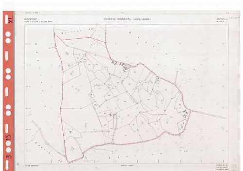 Coussac-Bonneval DDFIP 87 1982