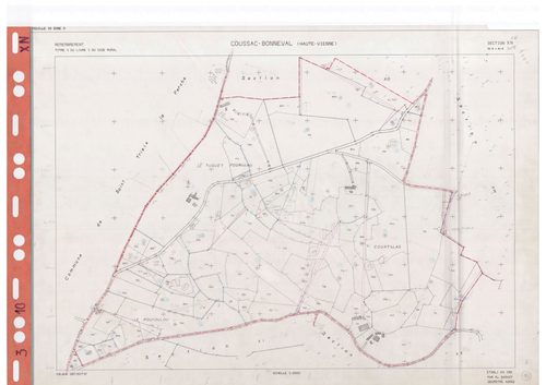 Coussac-Bonneval DDFIP 87 1982
