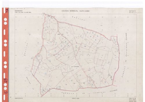 Coussac-Bonneval DDFIP 87 1982