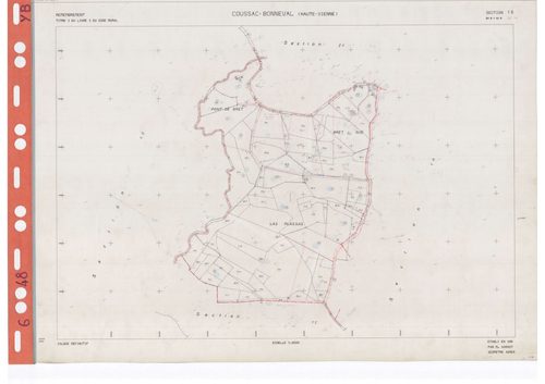 Coussac-Bonneval DDFIP 87 1982