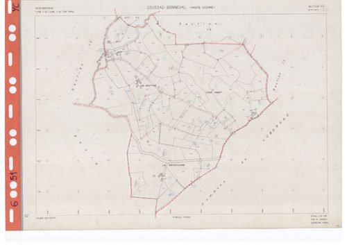Coussac-Bonneval DDFIP 87 1982