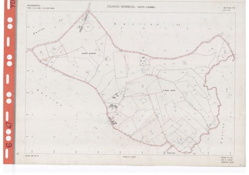 Coussac-Bonneval DDFIP 87 1982