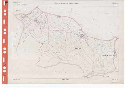 Coussac-Bonneval DDFIP 87 1982
