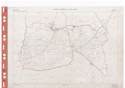 Coussac-Bonneval DDFIP 87 1982