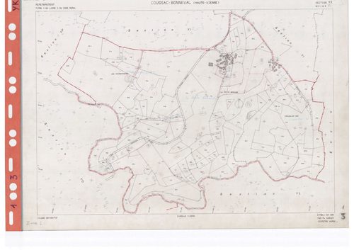 Coussac-Bonneval DDFIP 87 1982