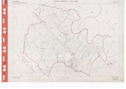 Coussac-Bonneval DDFIP 87 1982