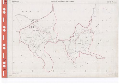 Coussac-Bonneval DDFIP 87 1982