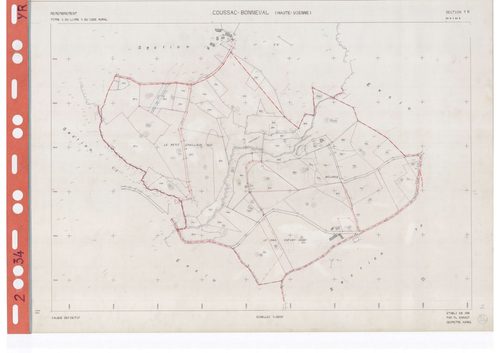 Coussac-Bonneval DDFIP 87 1982