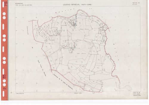 Coussac-Bonneval DDFIP 87 1982