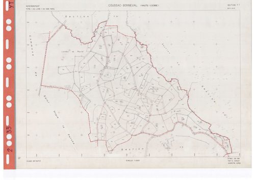Coussac-Bonneval DDFIP 87 1982