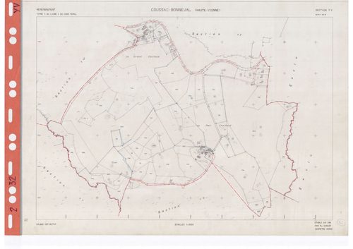 Coussac-Bonneval DDFIP 87 1982