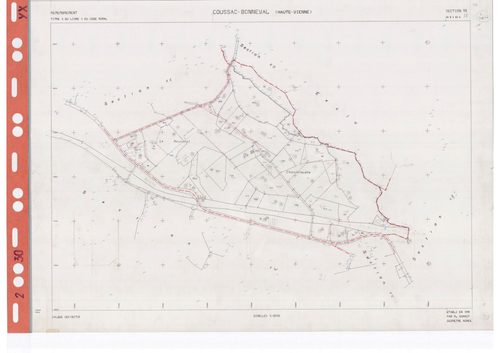 Coussac-Bonneval DDFIP 87 1982