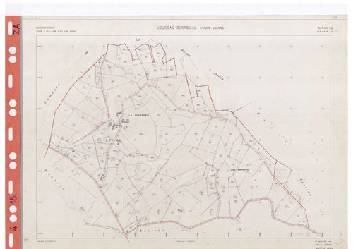 Coussac-Bonneval DDFIP 87 1982