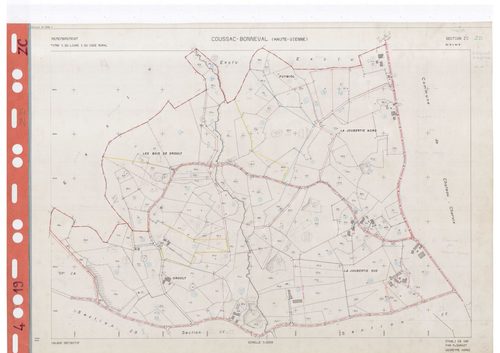 Coussac-Bonneval DDFIP 87 1982