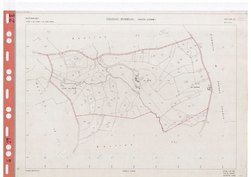 Coussac-Bonneval DDFIP 87 1982
