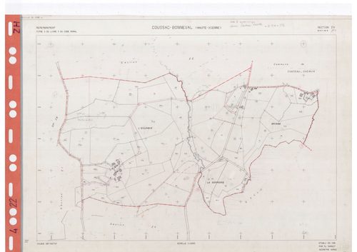 Coussac-Bonneval DDFIP 87 1982