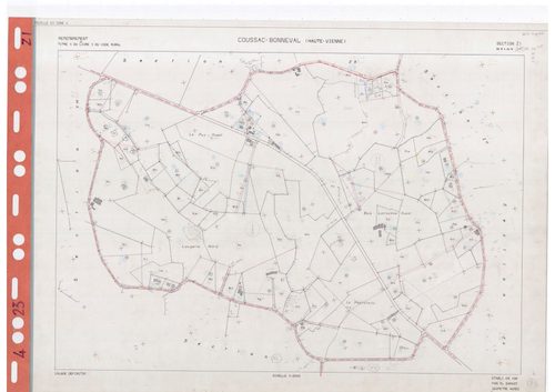 Coussac-Bonneval DDFIP 87 1982