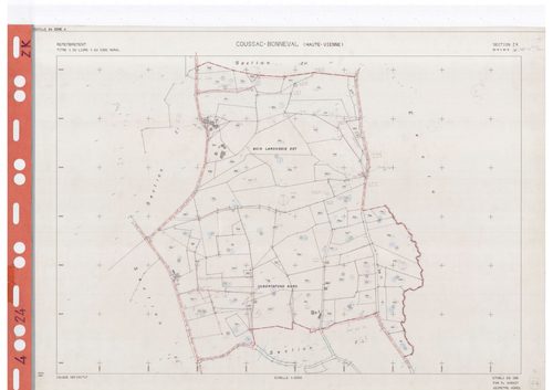 Coussac-Bonneval DDFIP 87 1982