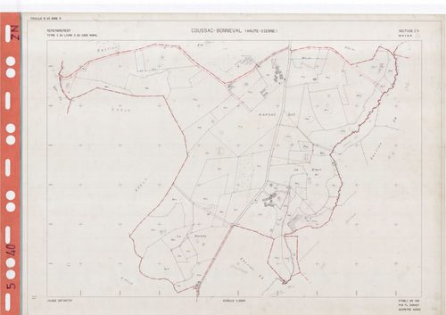 Coussac-Bonneval DDFIP 87 1982