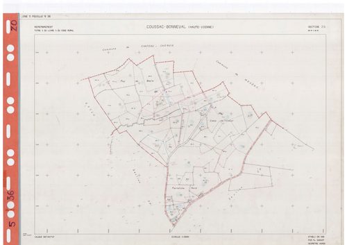 Coussac-Bonneval DDFIP 87 1982