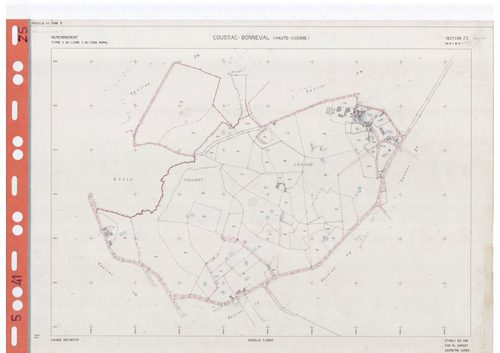 Coussac-Bonneval DDFIP 87 1982