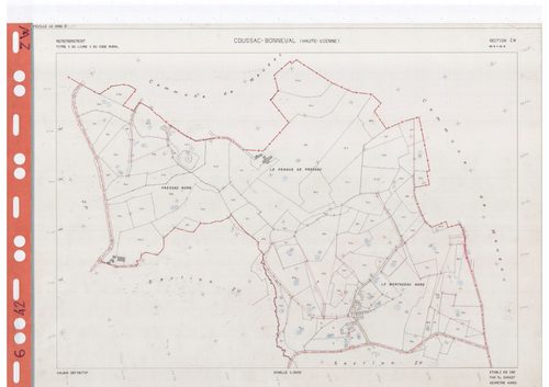 Coussac-Bonneval DDFIP 87 1982