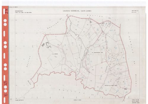 Coussac-Bonneval DDFIP 87 1982