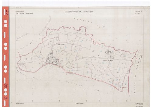 Coussac-Bonneval DDFIP 87 1982