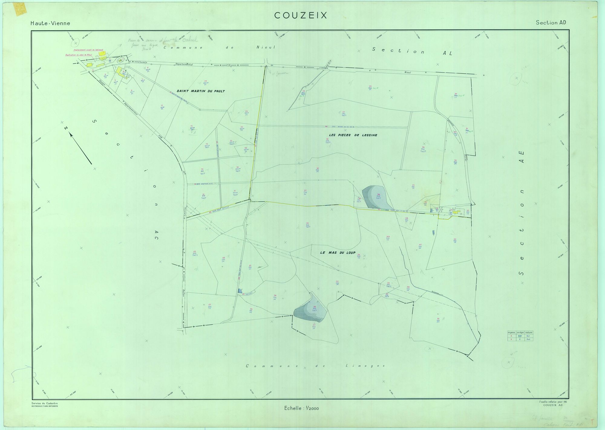 Couzeix 1203 W 32 1965