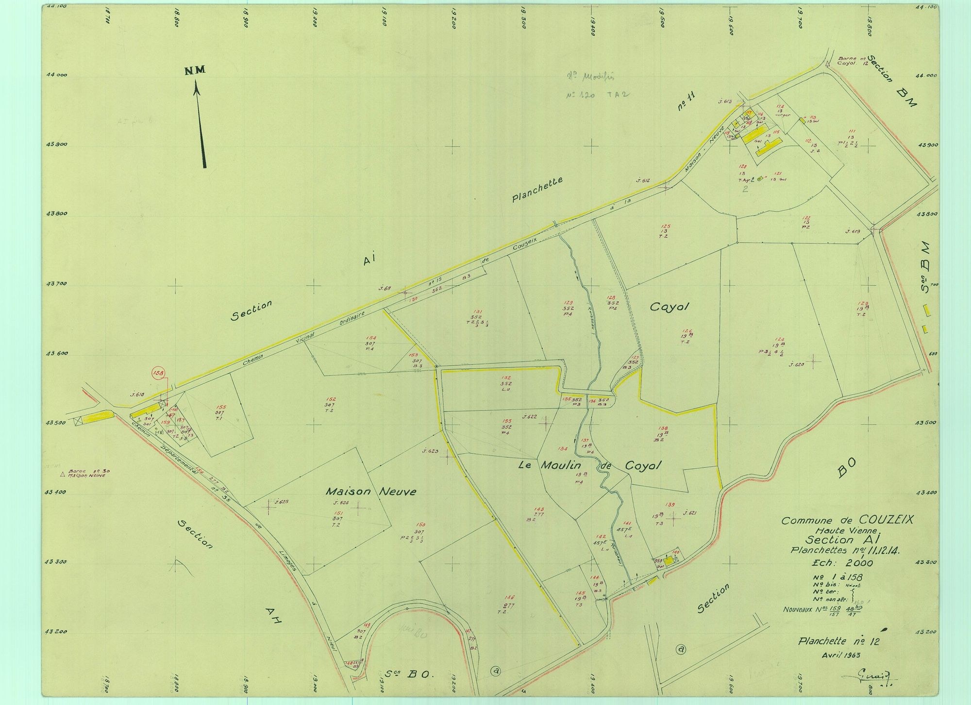 Couzeix 1203 W 33 1965