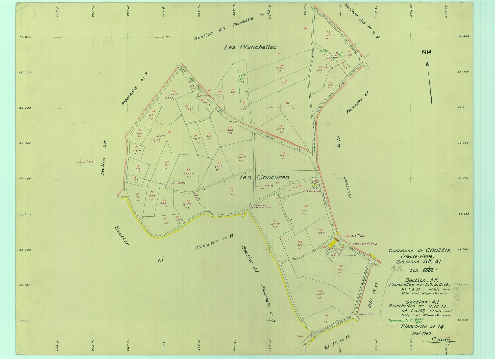 Couzeix 1203 W 33 1965