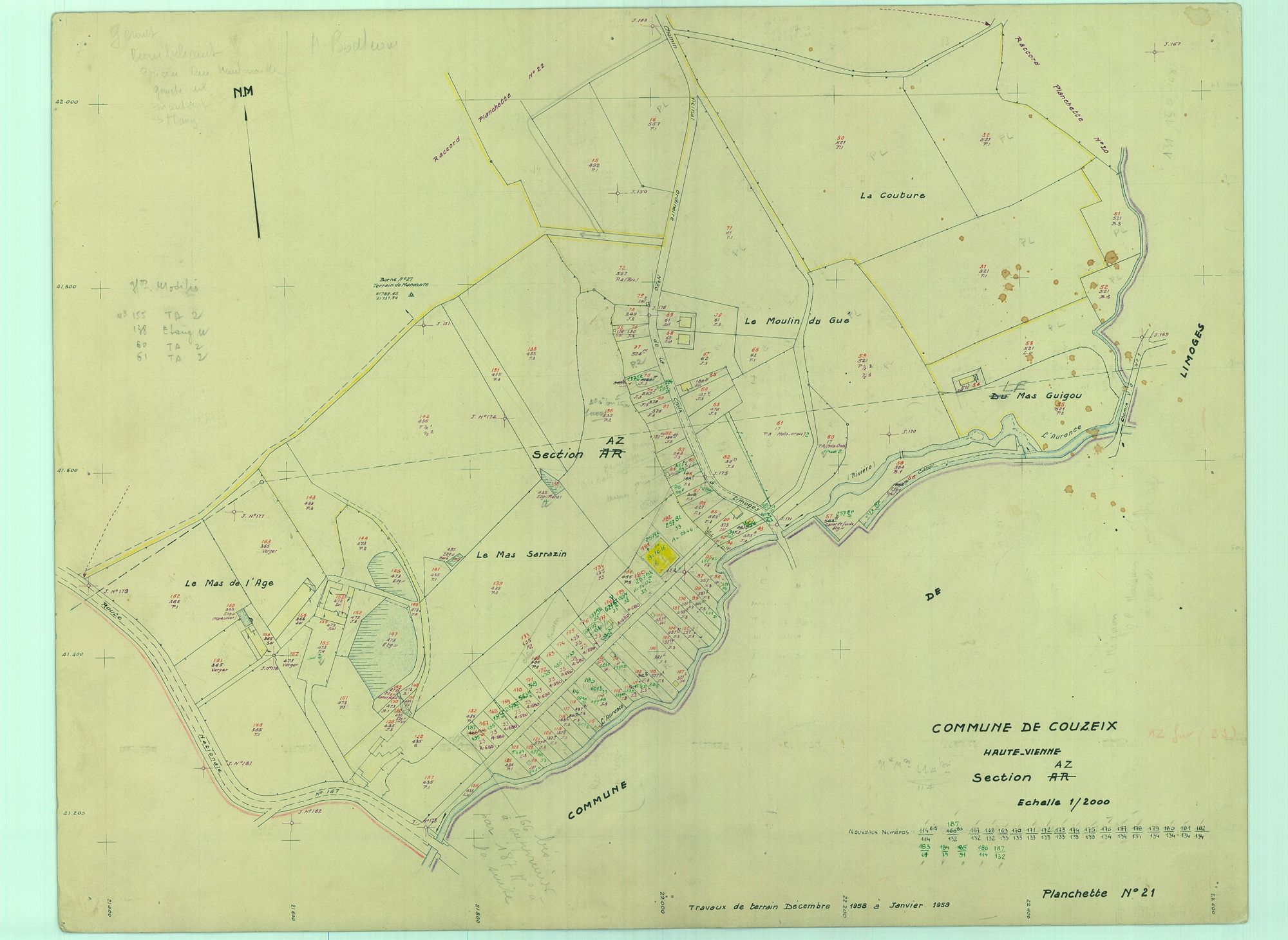 Couzeix 1203 W 33 1965