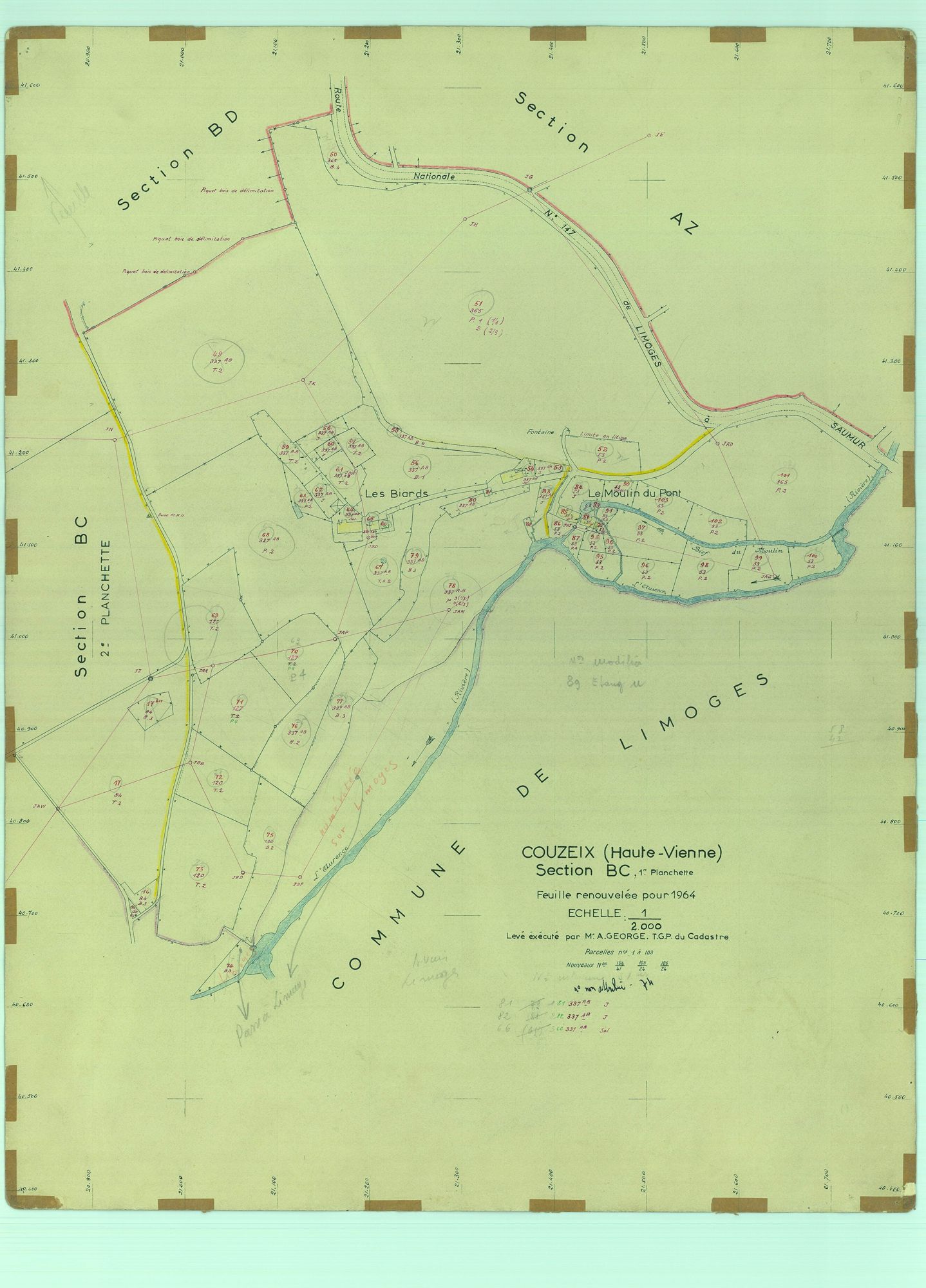Couzeix 1203 W 33 1965