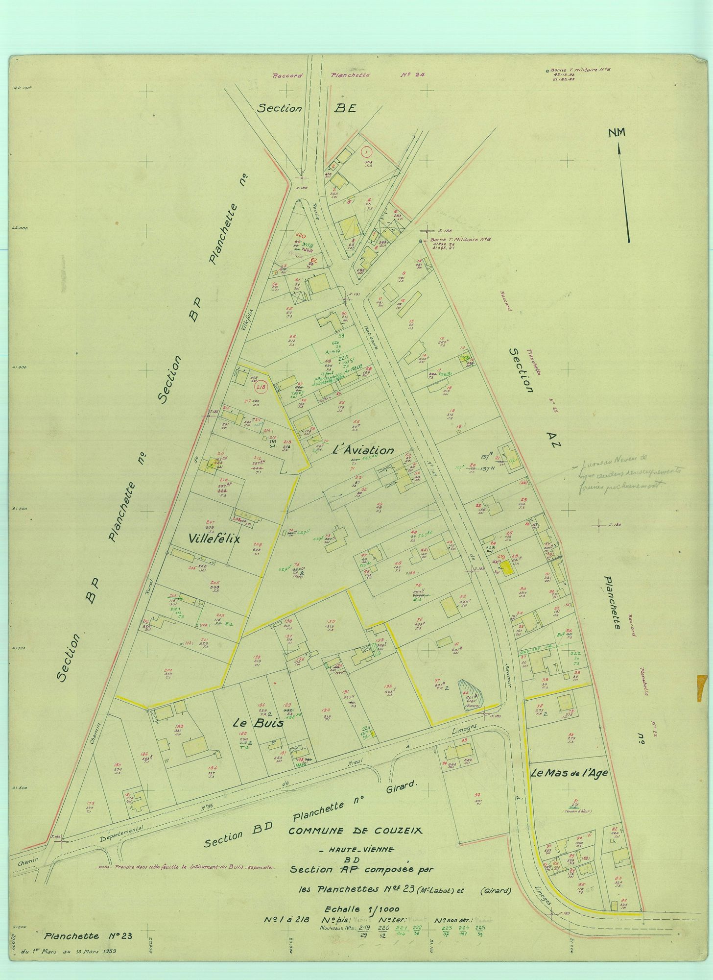 Couzeix 1203 W 33 1965