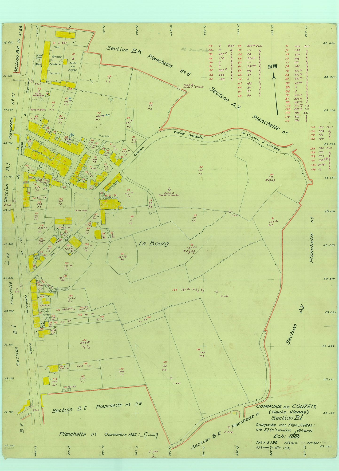 Couzeix 1203 W 33 1965