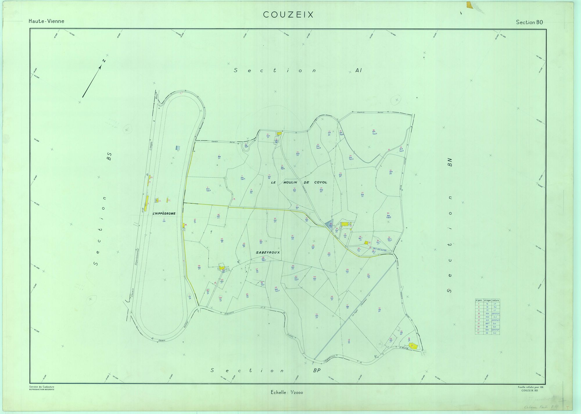 Couzeix 1203 W 32 1965