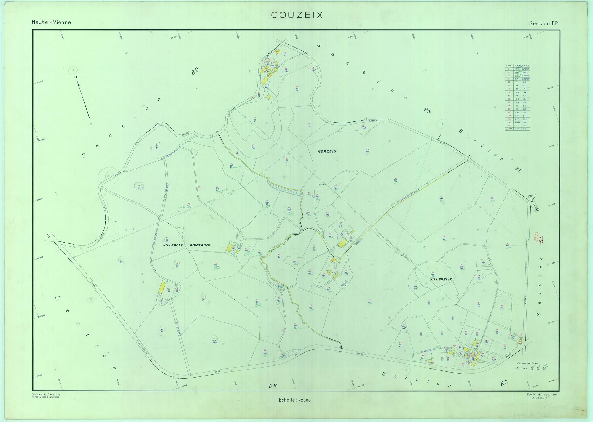 Couzeix 1203 W 32 1965