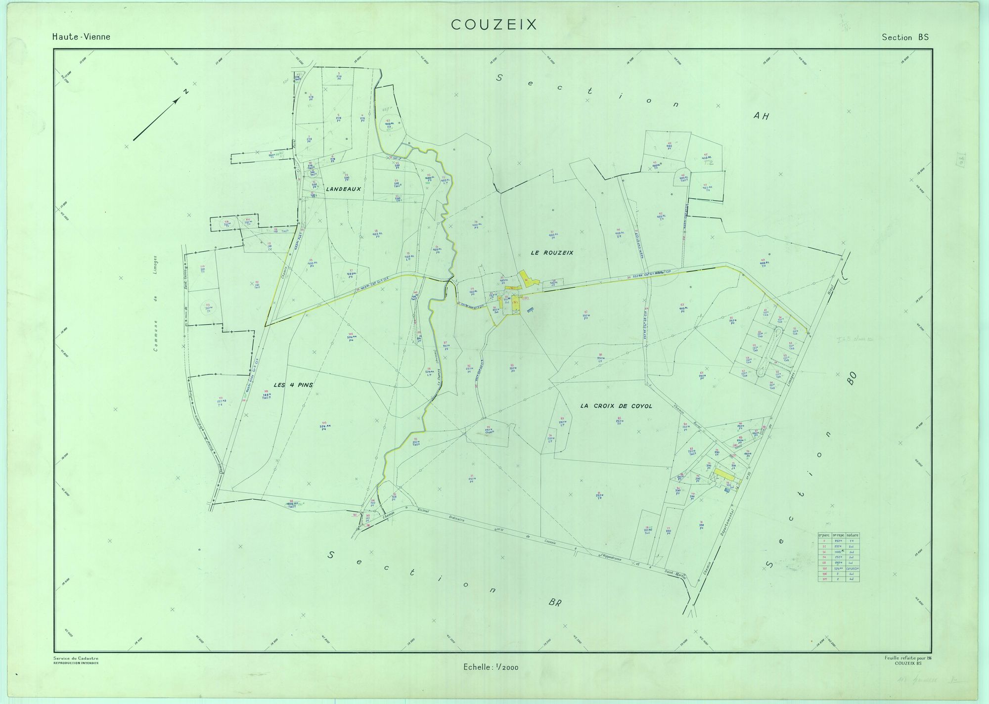 Couzeix 1203 W 32 1965