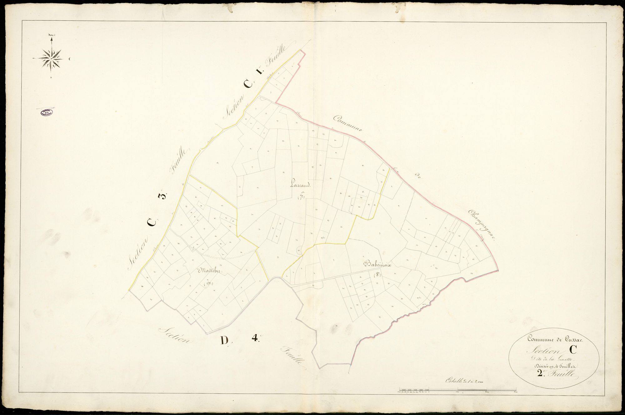Cussac 3 P 64 / 1 1839
