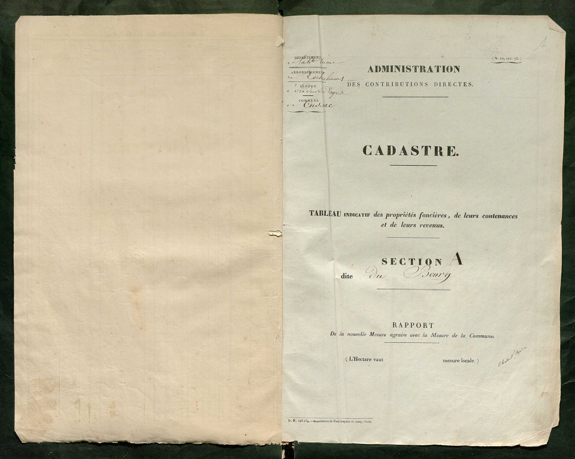 Cussac 3 P 64 / 2 1840