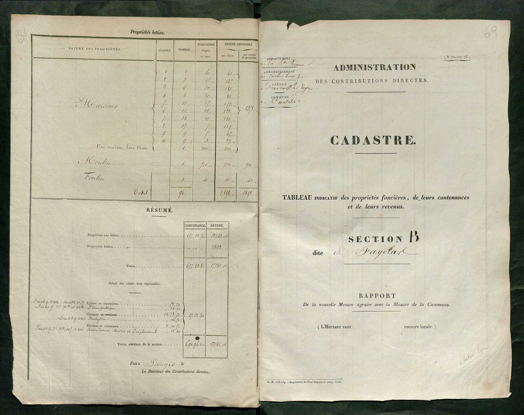 Cussac 3 P 64 / 2 1840