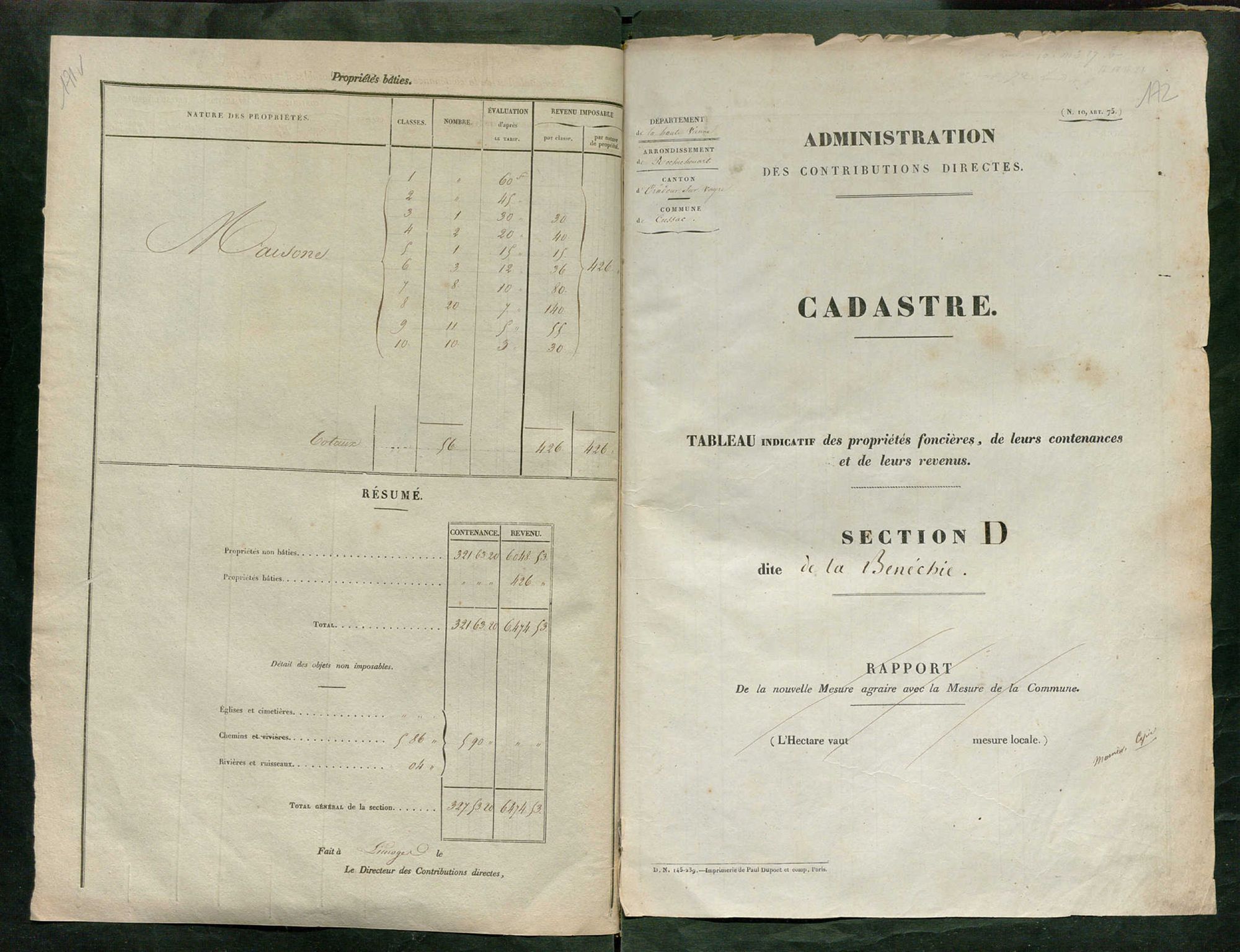 Cussac 3 P 64 / 2 1840