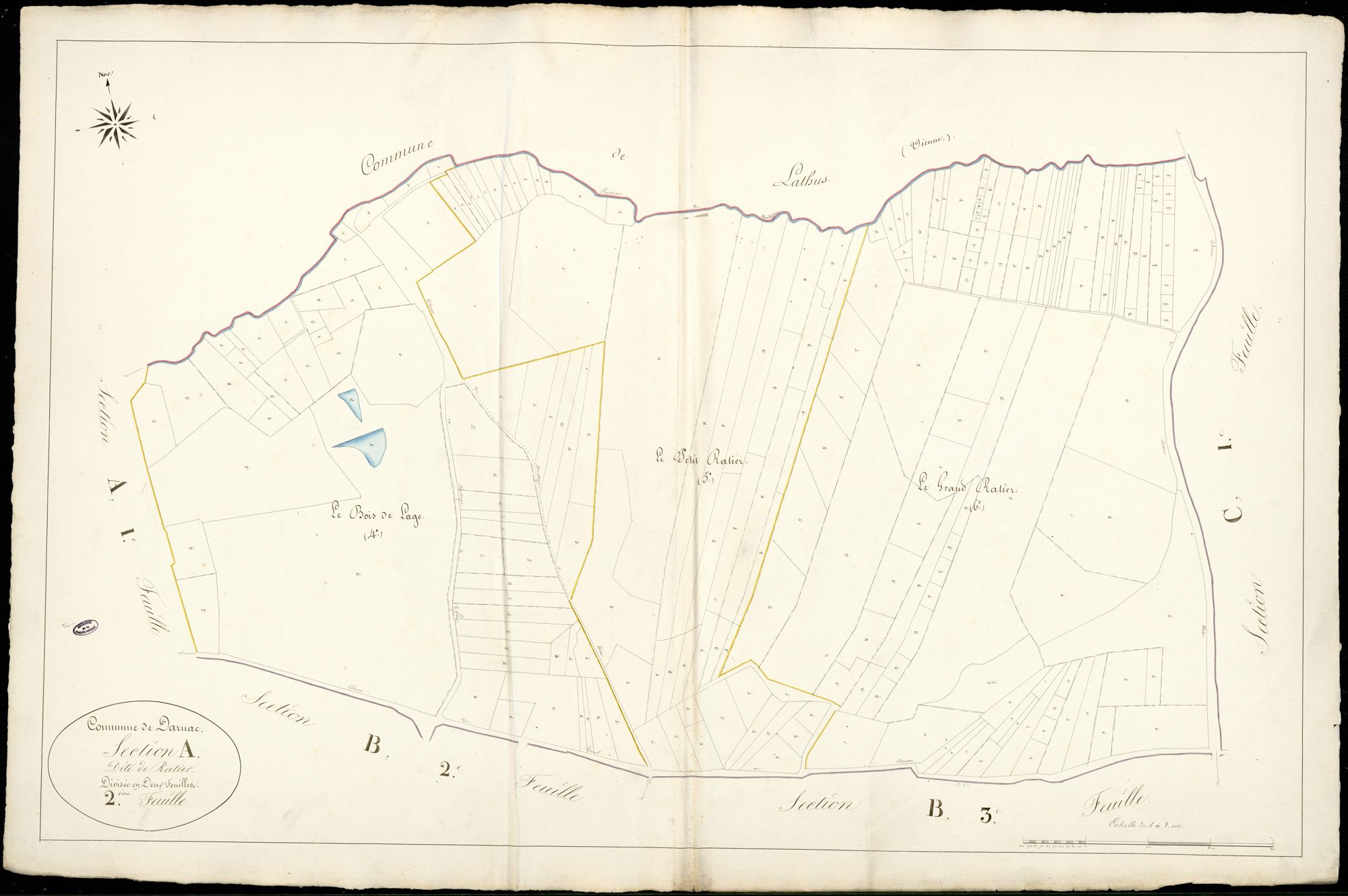 Darnac 3 P 65 / 1 1838