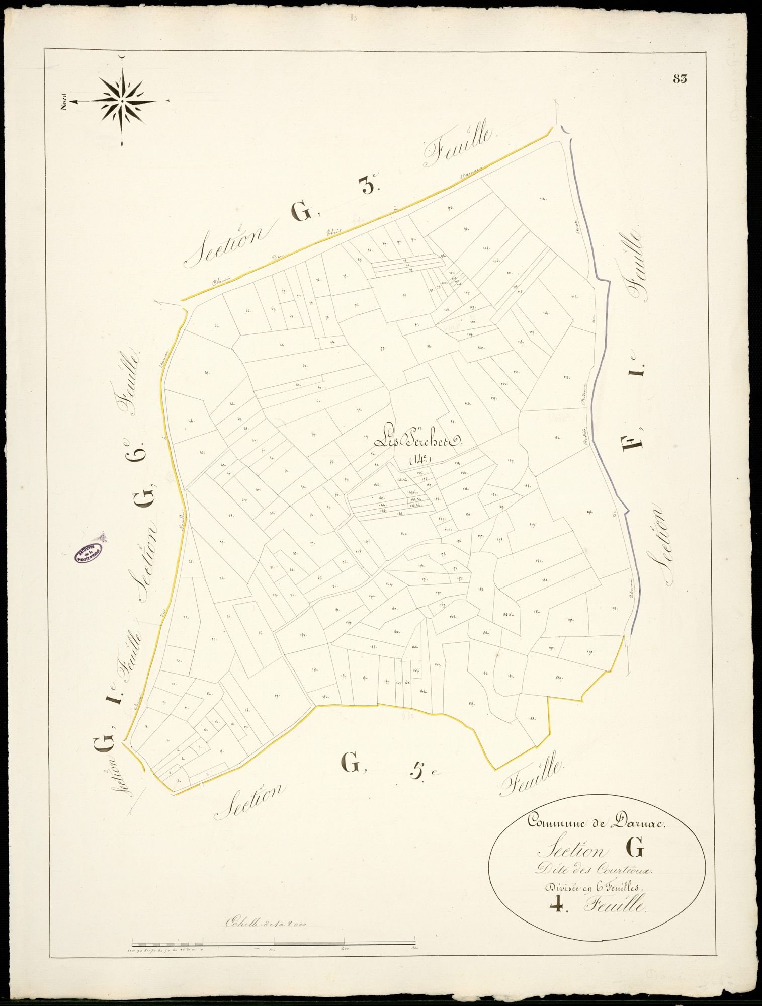 Darnac 3 P 65 / 2 1838
