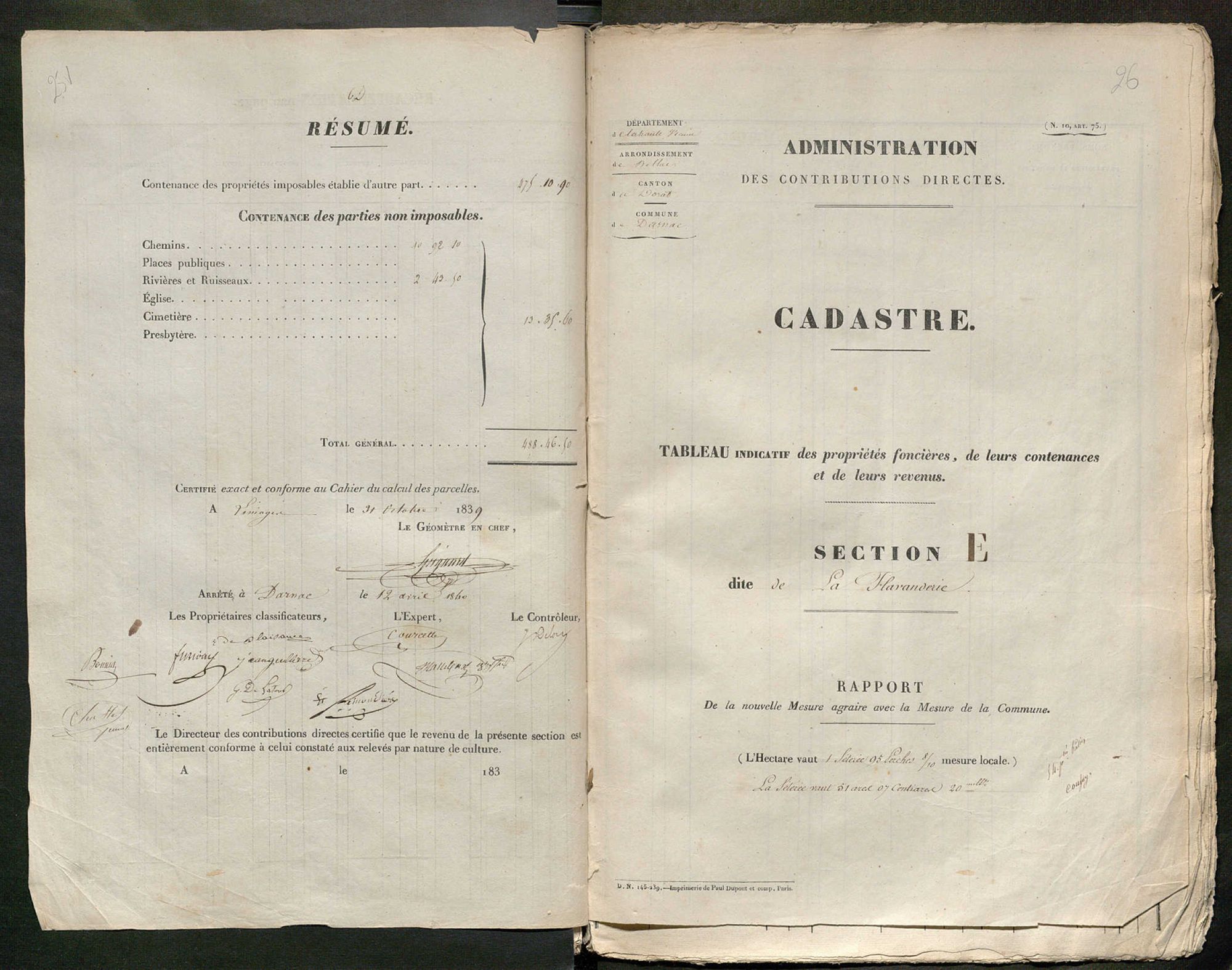 Darnac 3 P 65 / 3 1839