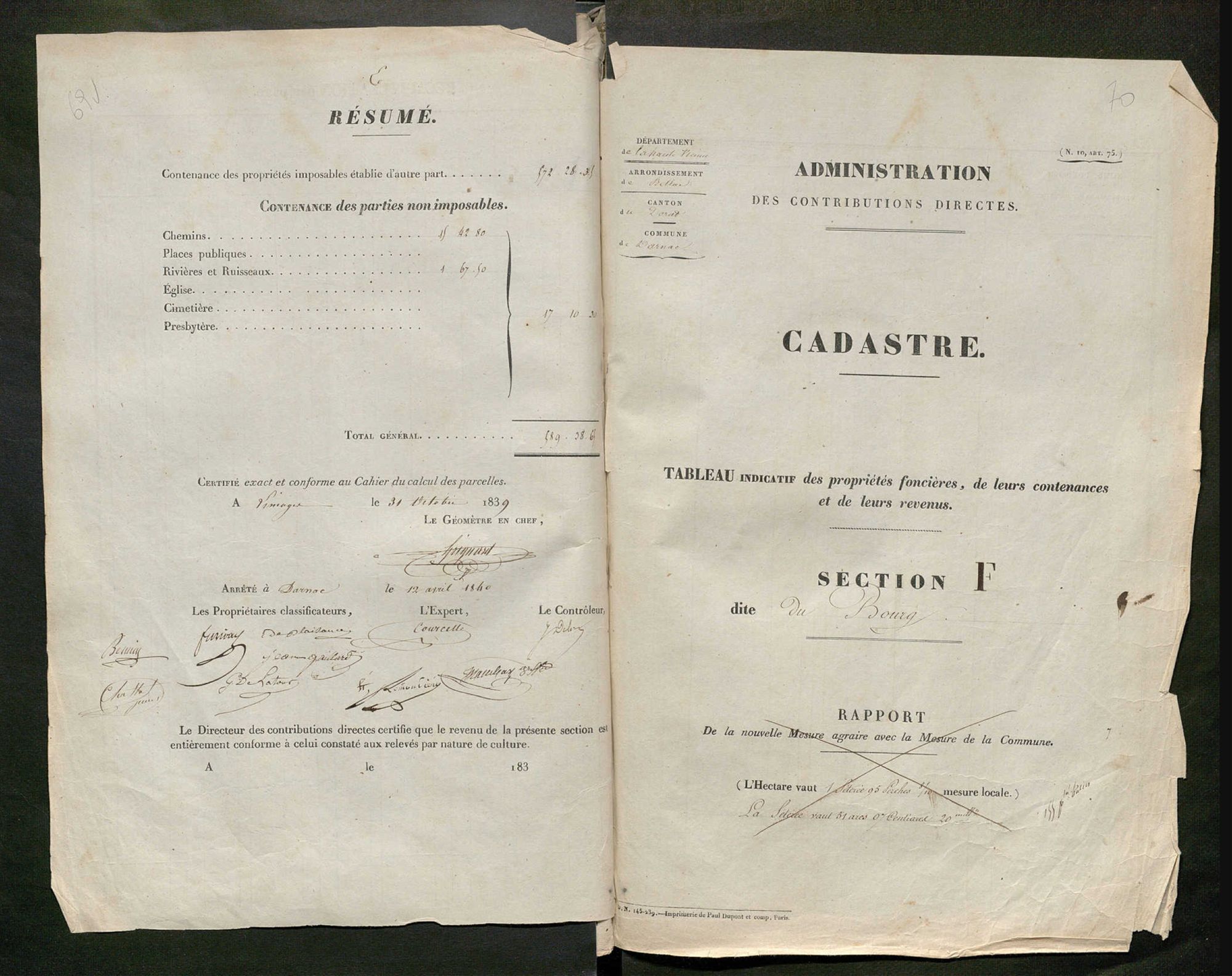 Darnac 3 P 65 / 3 1839